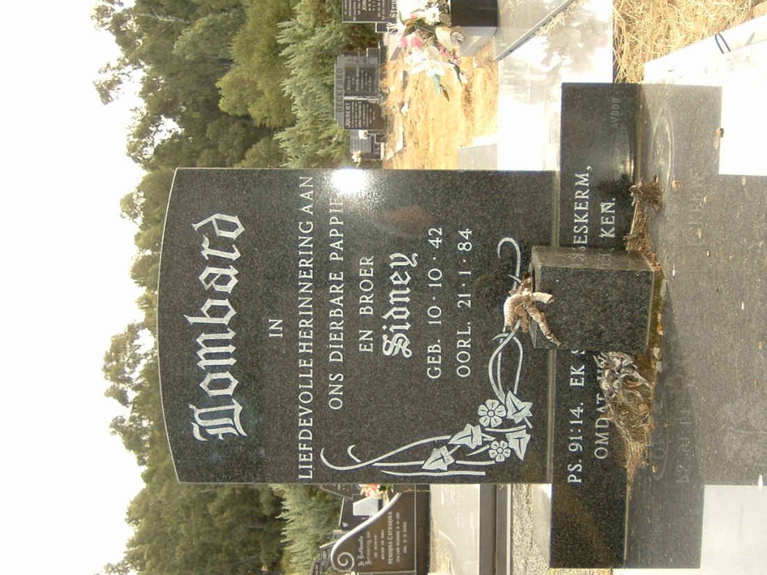 LOMBARD Sidney 1942-1984
