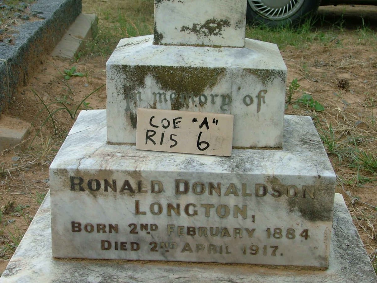 LONGTON Ronald Donaldson 1884-1917