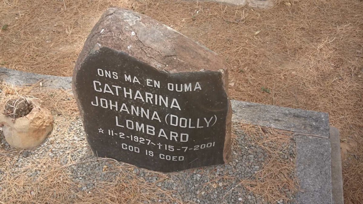 LOMBARD Catharina Johanna 1927-2001