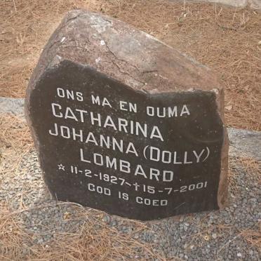 LOMBARD Catharina Johanna 1927-2001