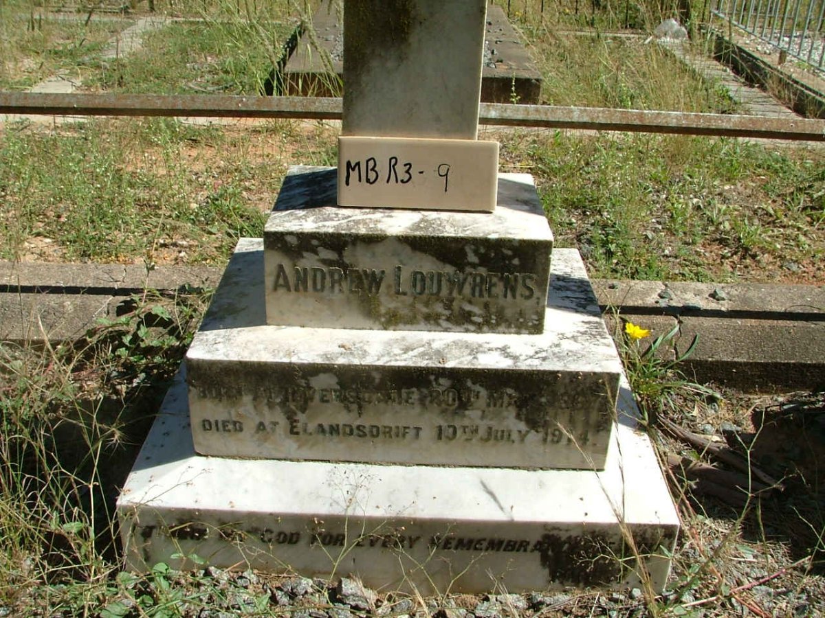 LOUWRENS Andrew -1914