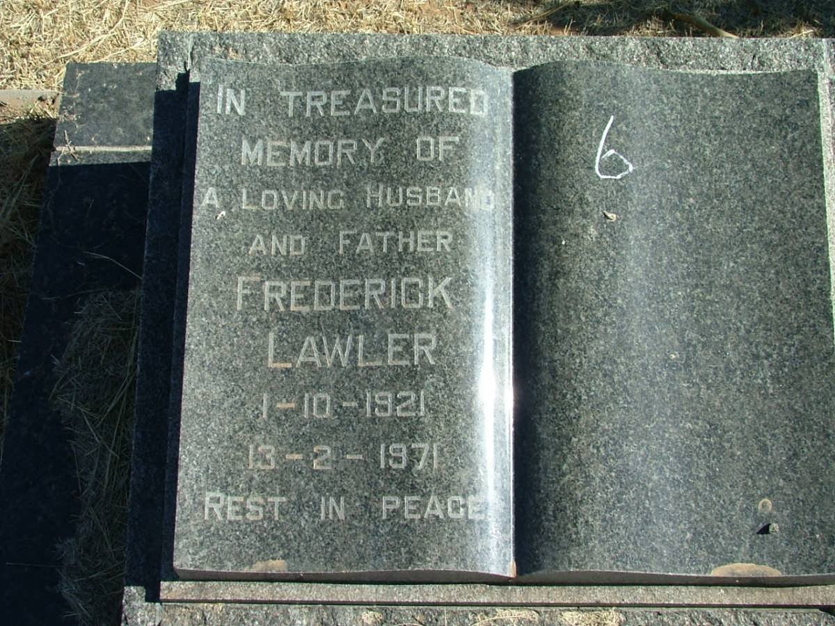 LAWLER Frederick 1921-1971 