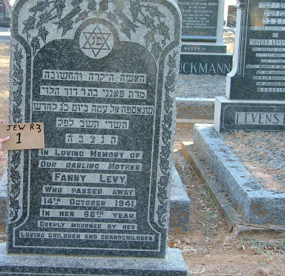 LEVY Fanny -1941