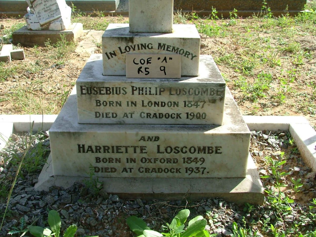 LOSCOMBE Eusebius Philip 1847-1900 &amp; Harriette 1849-1937