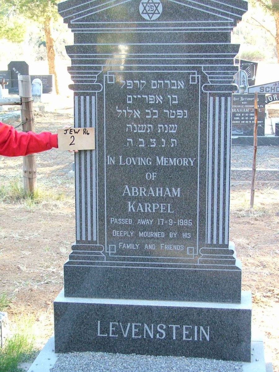 LEVENSTEIN Abraham Karpel -1995