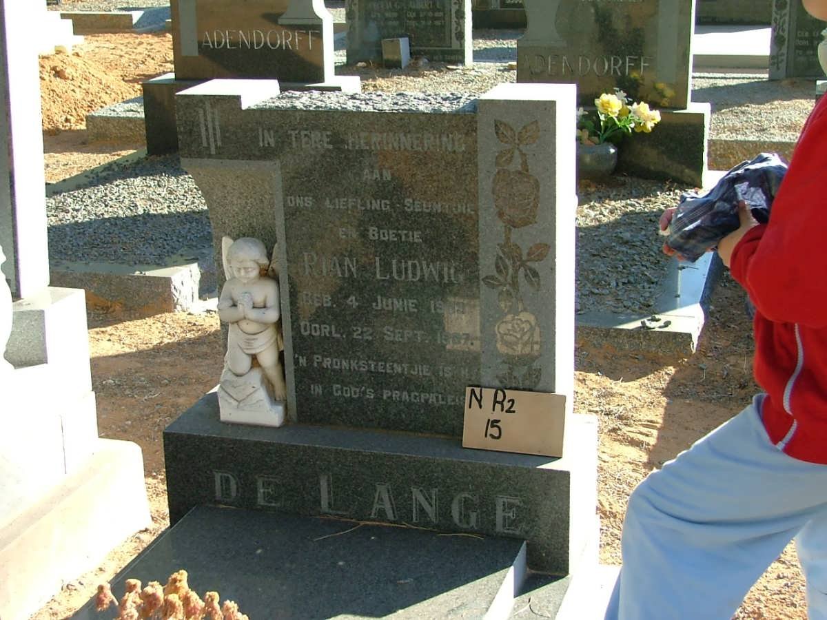 LANGE Rian Ludwig, de -1987