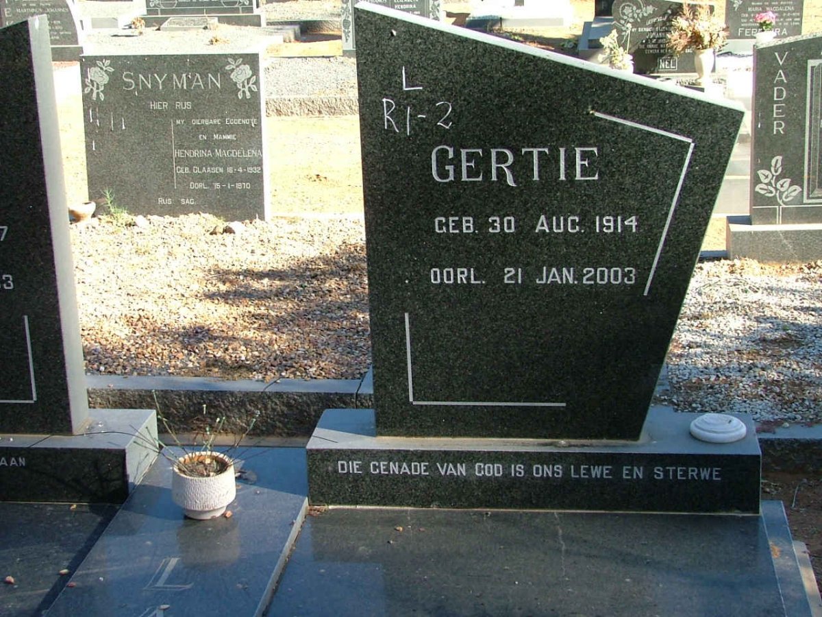 LATEGAN Gertie 1914-2003