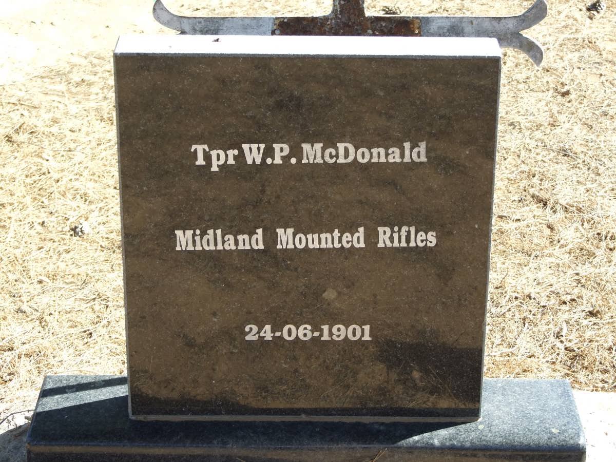 McDONALD W.P. -1901