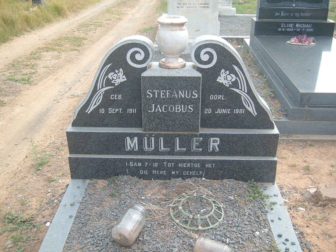 MÜLLER Stefanus Jacobus 1911-1981