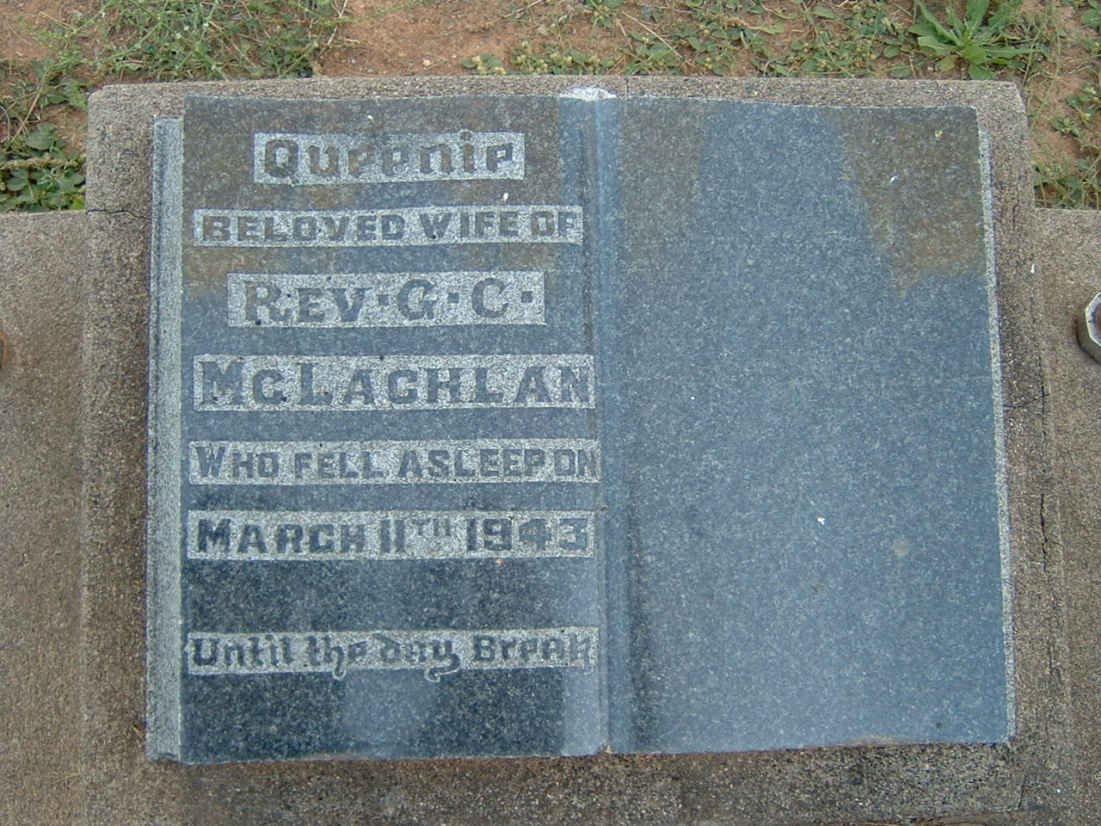 McLACHLAN Queenie -1943