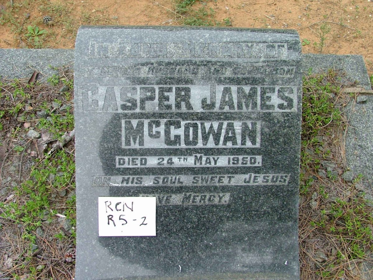 McGOWAN Casper James  -1950