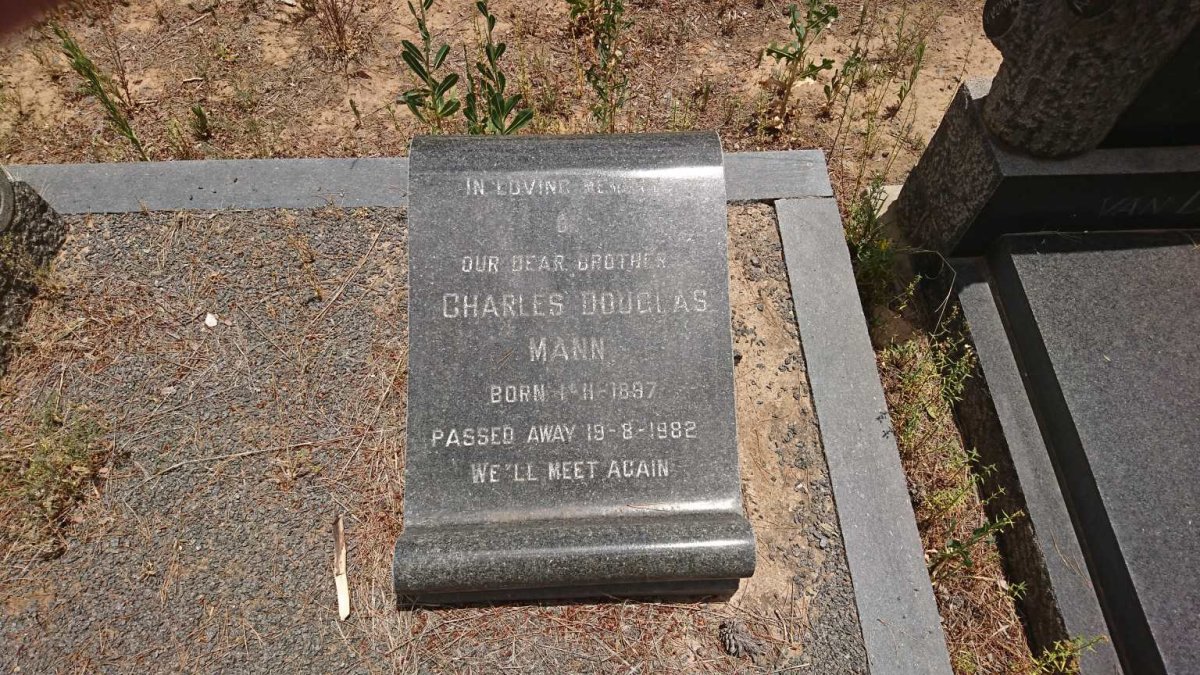 MANN Charles Douglas 1897-1982