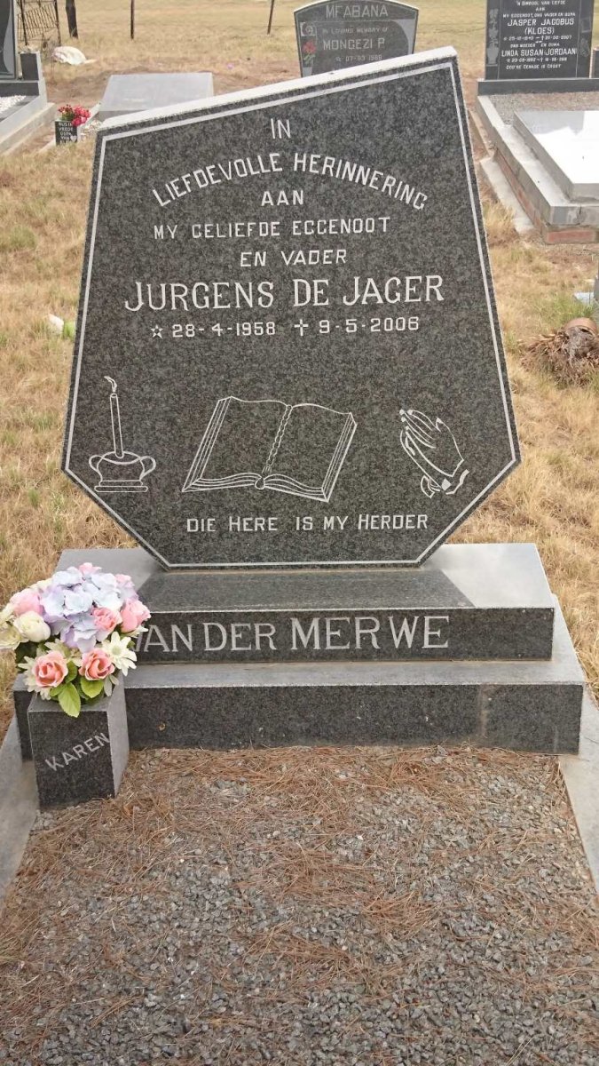 MERWE Jurgens de Jager, van der 1958-2008