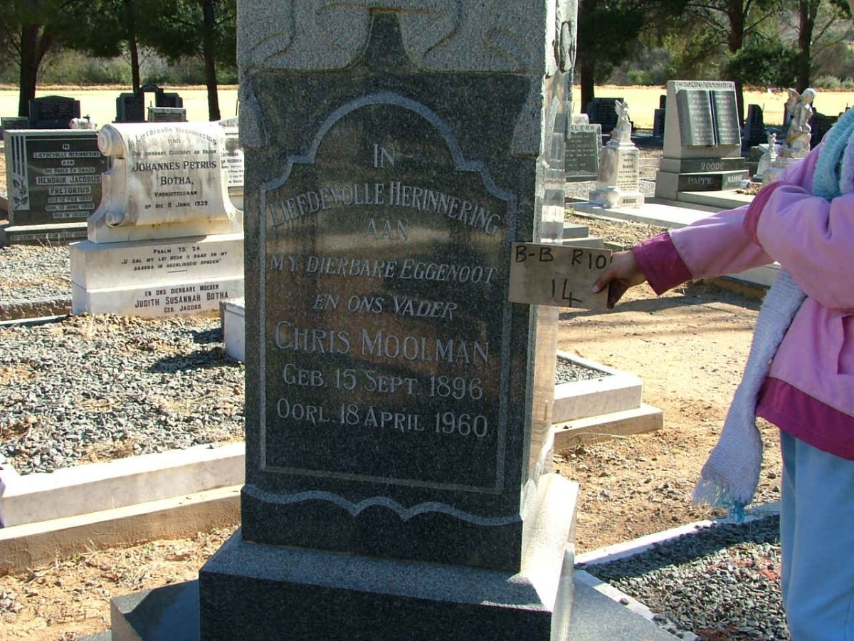 MOOLMAN Chris 1896-1960