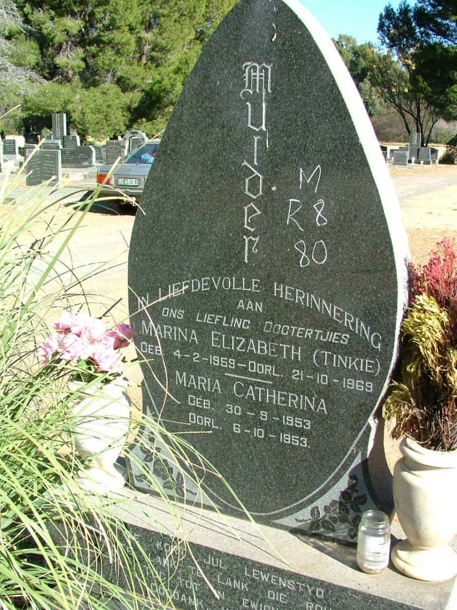 MULDER Marina Elizabeth 1959-1969 :: MULDER Maria Catherina 1953-1953