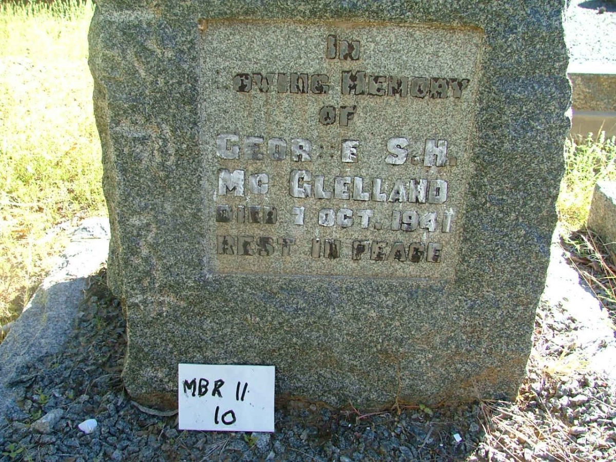 McCLELLAND George S.H. -1941