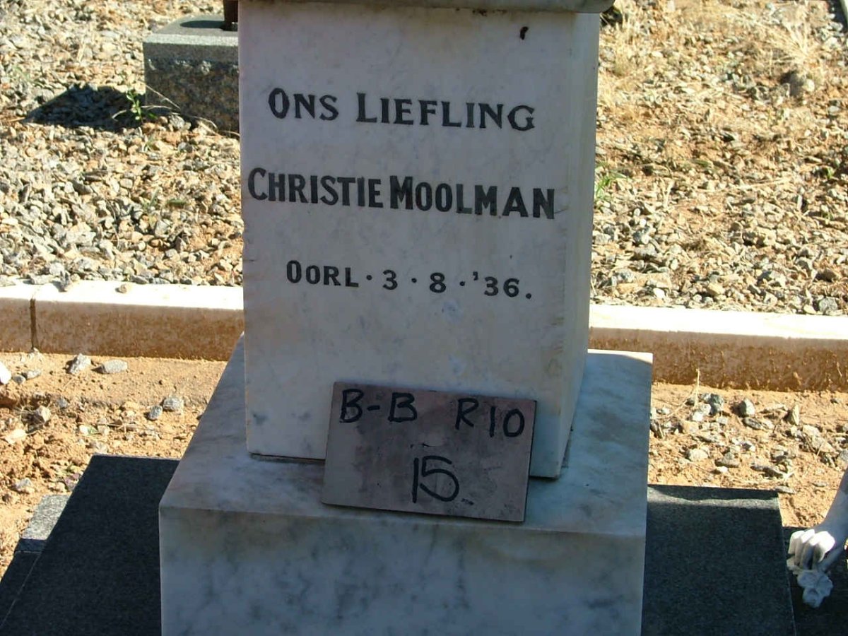 MOOLMAN Christie -1936