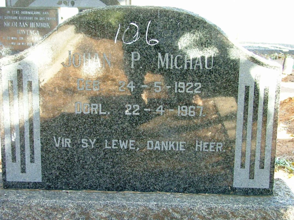 MICHAU Johan P. 1922-1967
