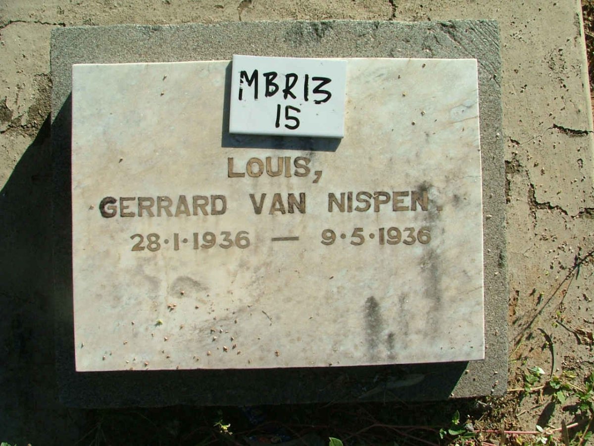 NISPEN Louis Gerrard, van 1936-1936