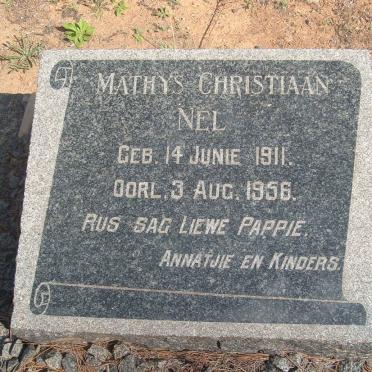 NEL Mathys Christiaan 1911-1956