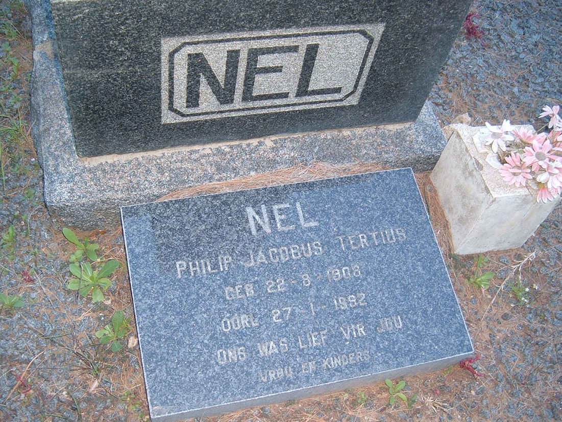 NEL Philip Jacobus Tertius 1908-1992