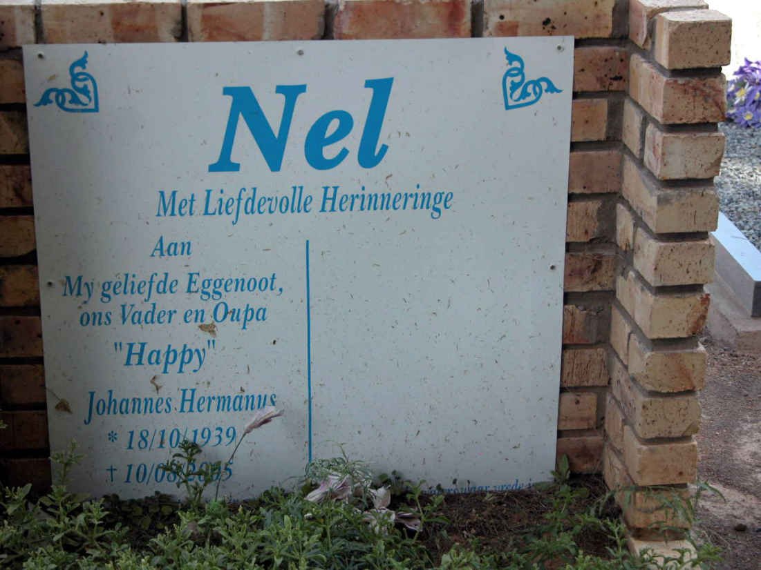 NEL Johannes Hermanus 1939-2005