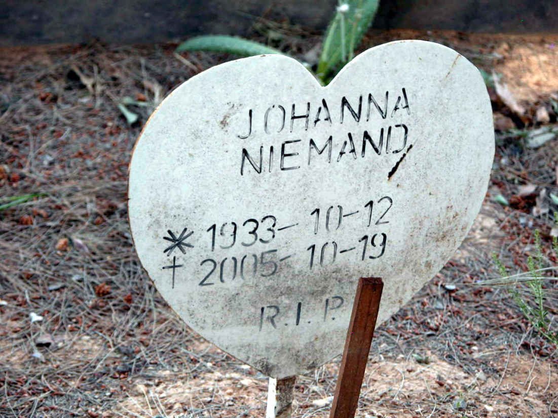 NIEMAND Johanna 1933-2005