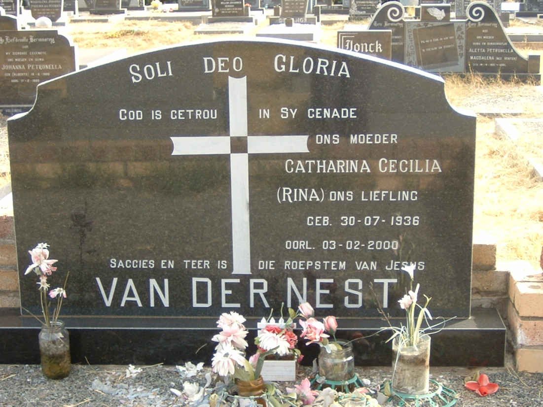 NEST Catharina Cecilia, van der 1936-2000