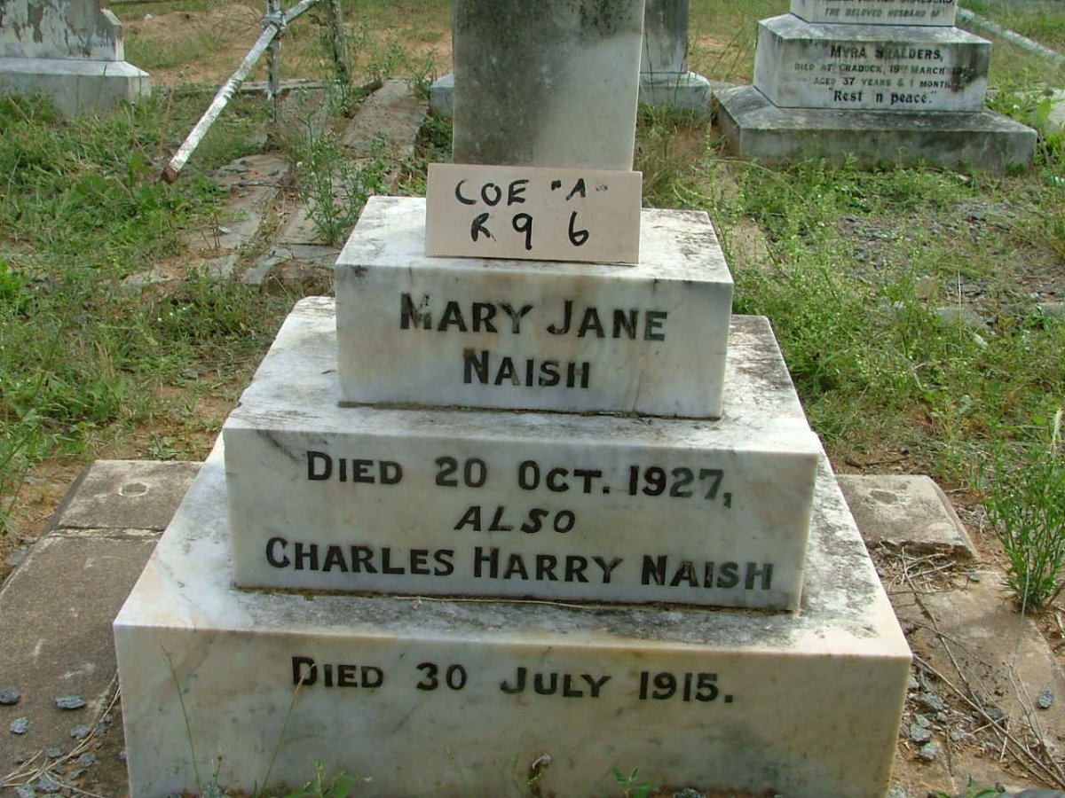 NAISH Charles Harry -1915 &amp; Mary Jane -1927