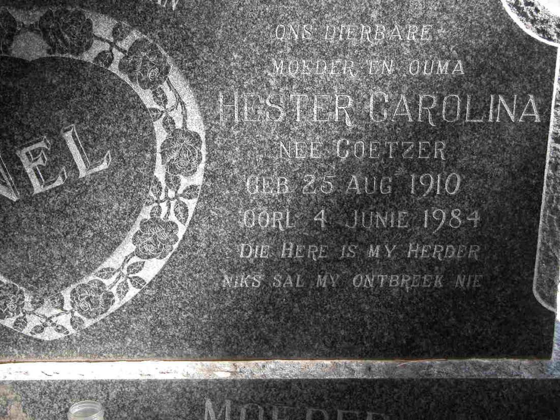 NEL Hermanus Stephanus 1904-1961 &amp;  Hester Carolina COETZER 1910-1984_1