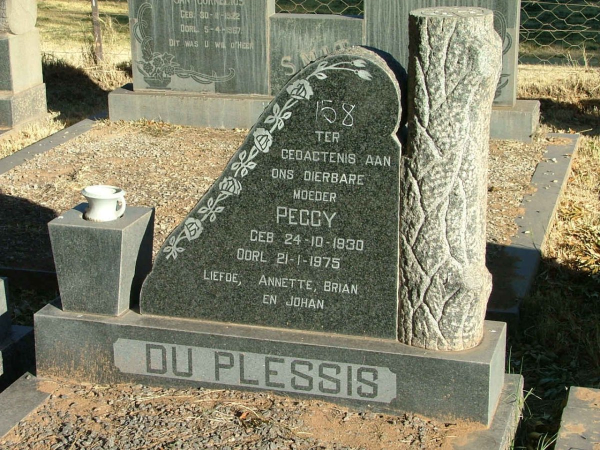 PLESSIS Peggy, du 1930-1975
