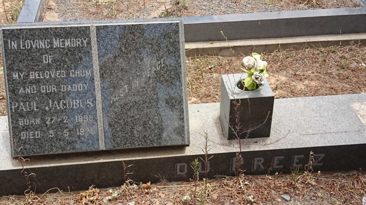 PREEZ Paul Jacobus, du 1899-1970
