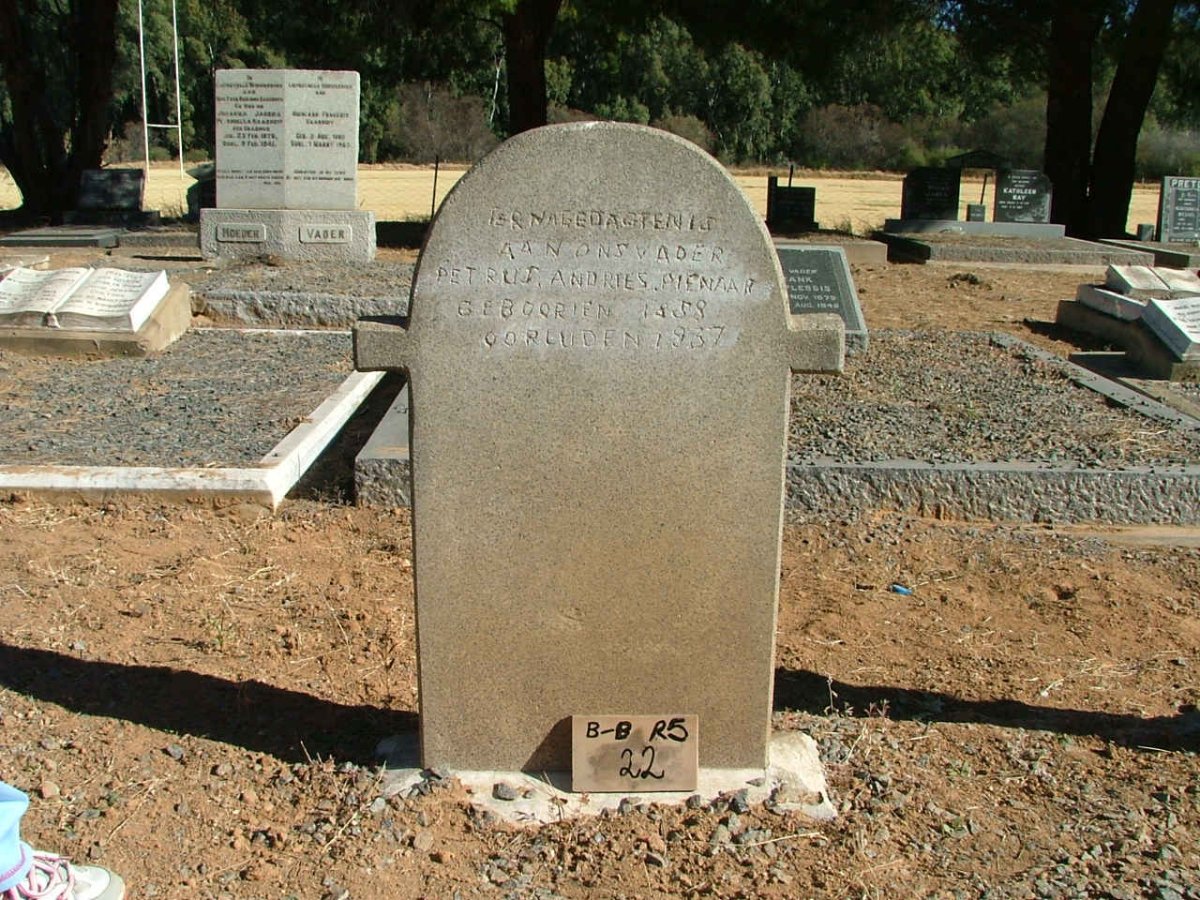 PIENAAR Petrus Andries 1858-1937