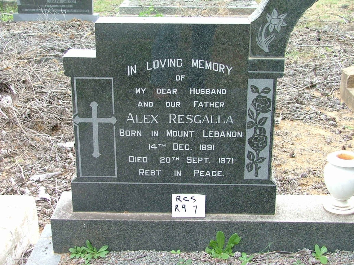 RESGALLA Alex 1891-1971