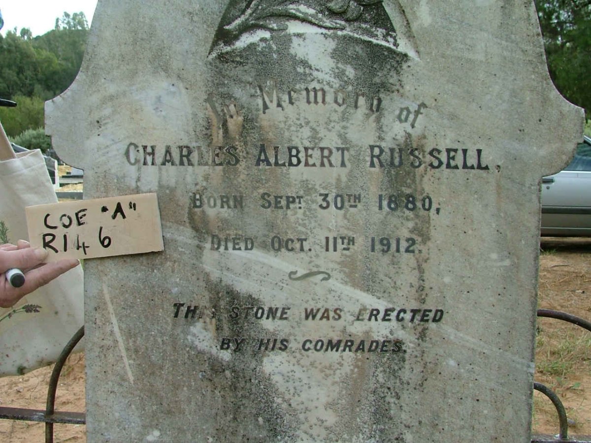 RUSSELL Charles Albert 1880-1912