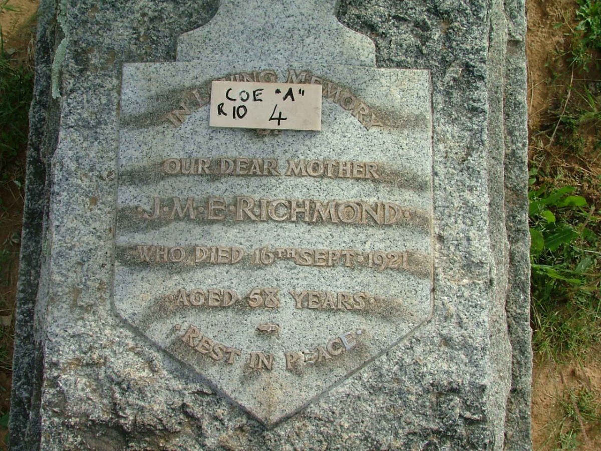 RICHMOND J.M.E. -1921