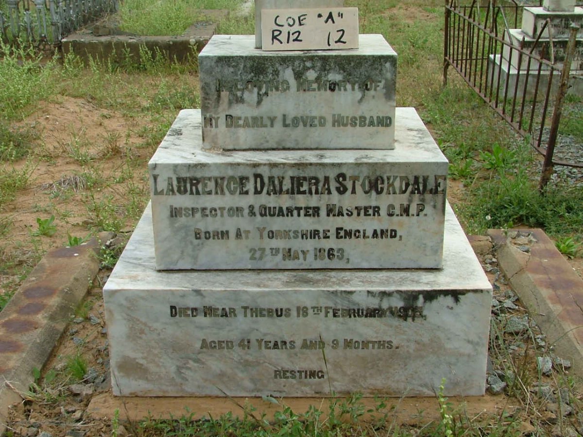 STOCKDALE Laurence Daliera 1863-1905