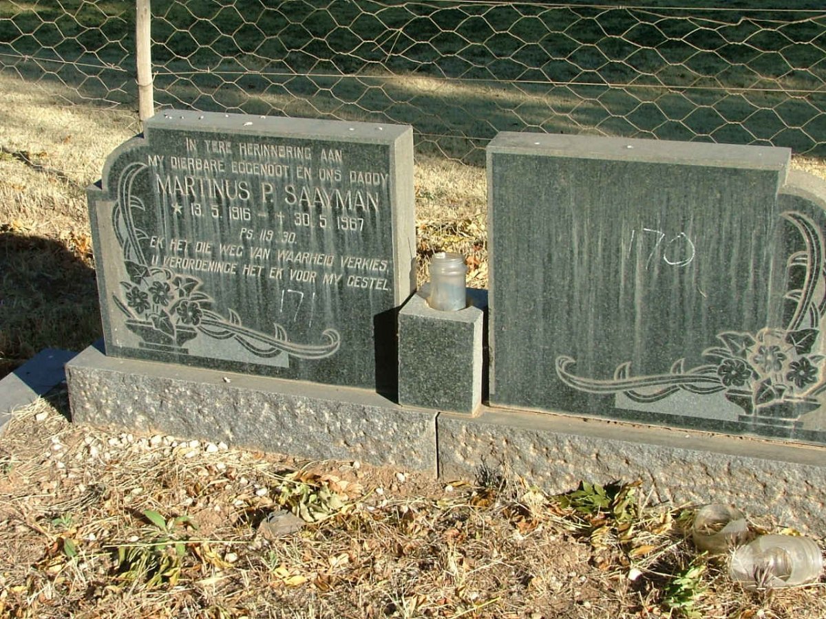 SAAYMAN Martinus P. 1916-1967