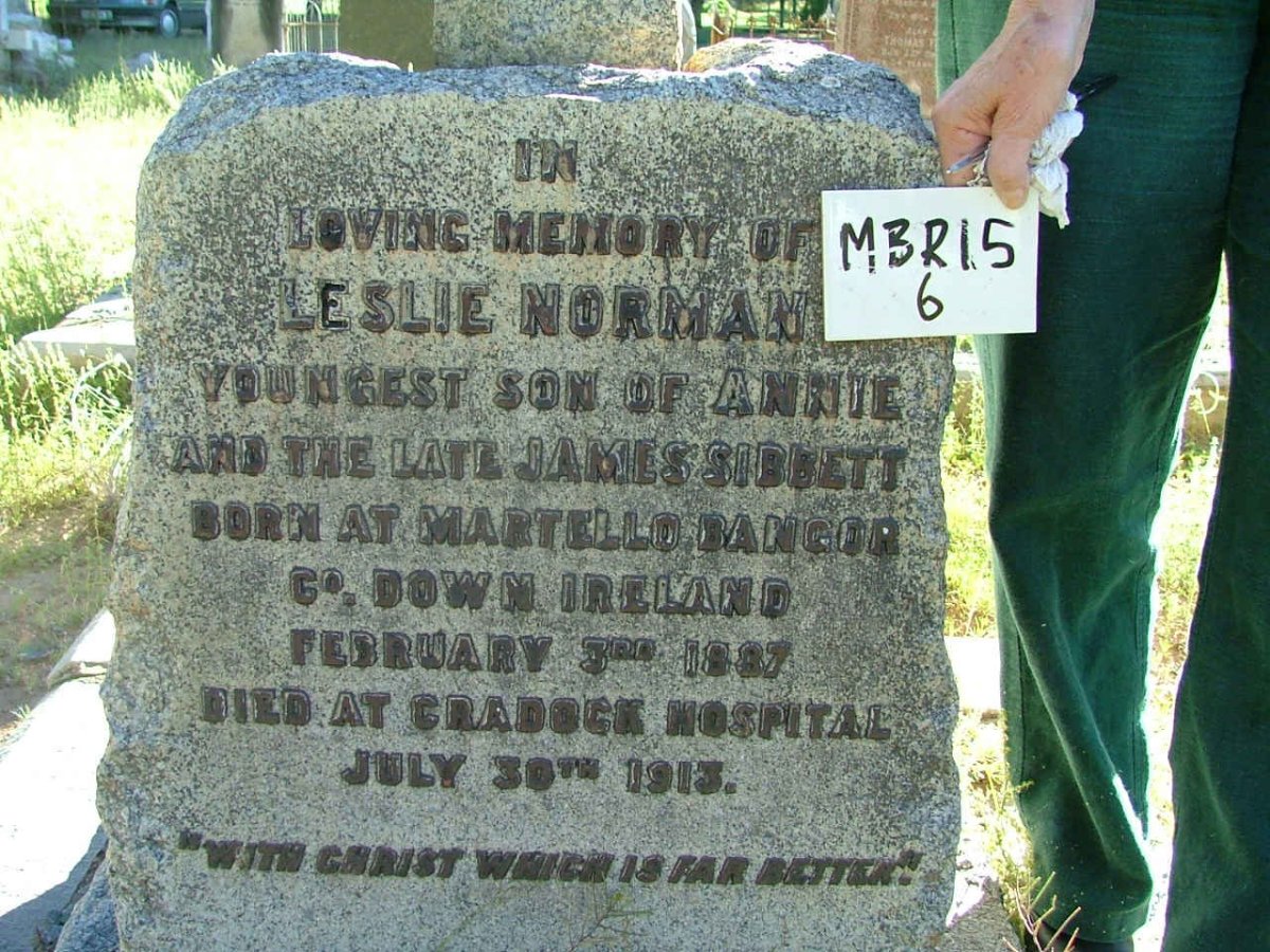 SIBBETT Leslie Norman 1887-1913