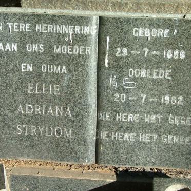 STRYDOM Ellie Adriana 1886-1982