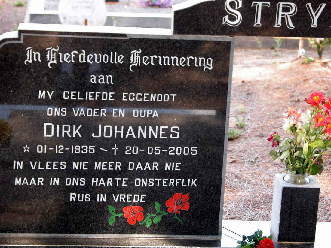 STRYDOM Dirk Johannes 1935-2005