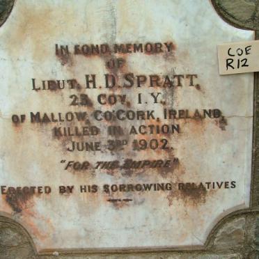 SPRATT H.D. -1902