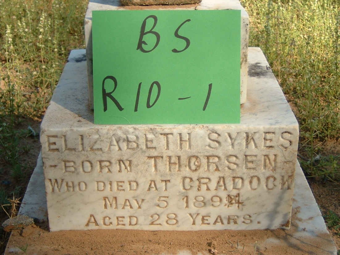 SYKES Elizabeth nee THORSEN -1894