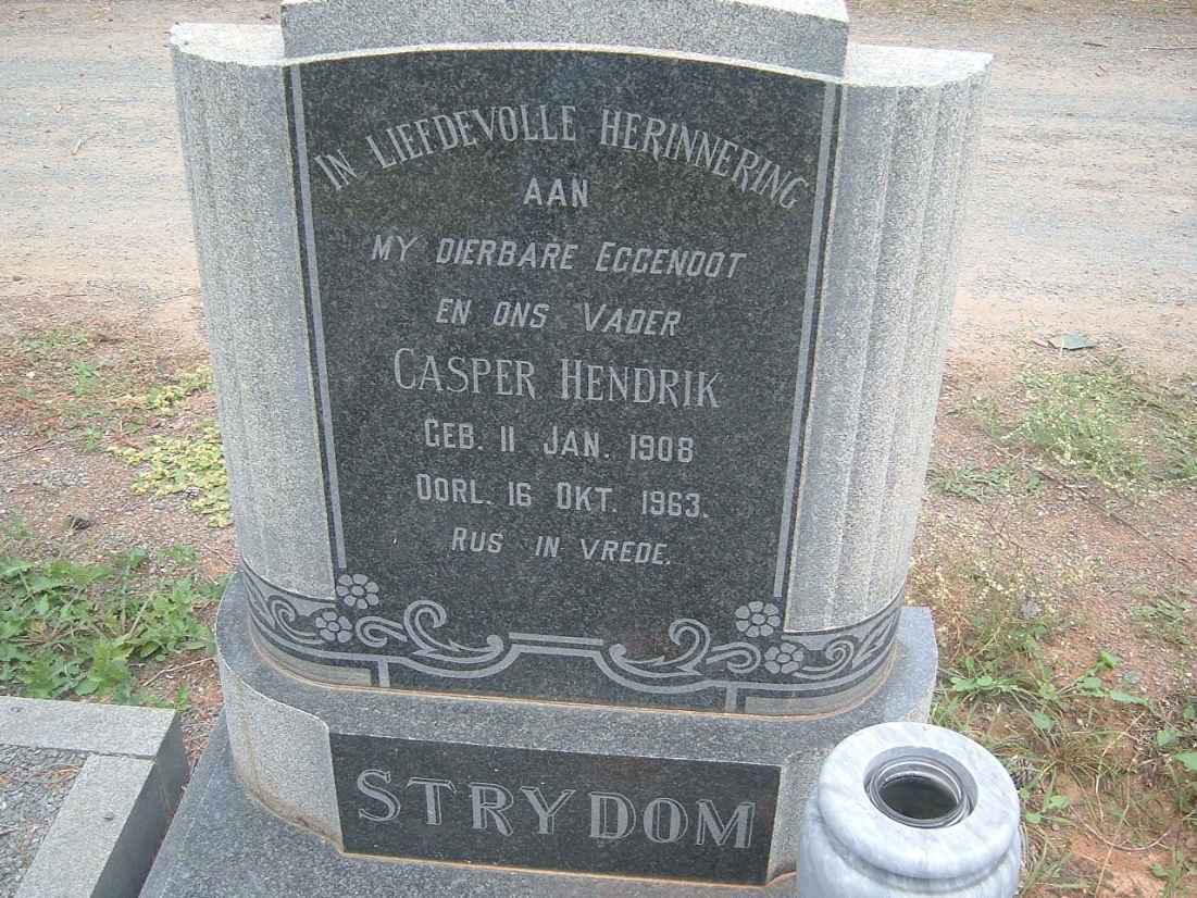 STRYDOM Casper Hendrik 1908-1963