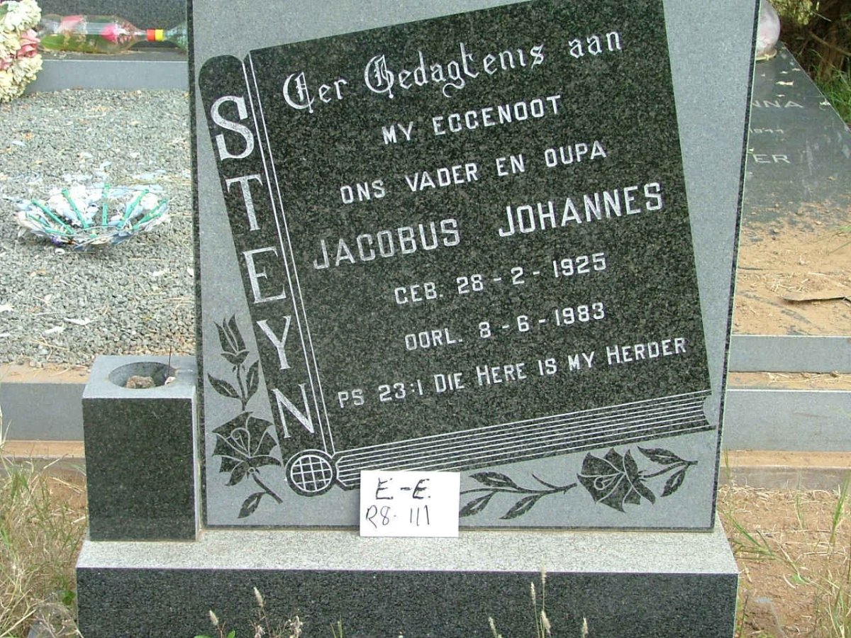 STEYN Jacobus Johannes 1925-1983