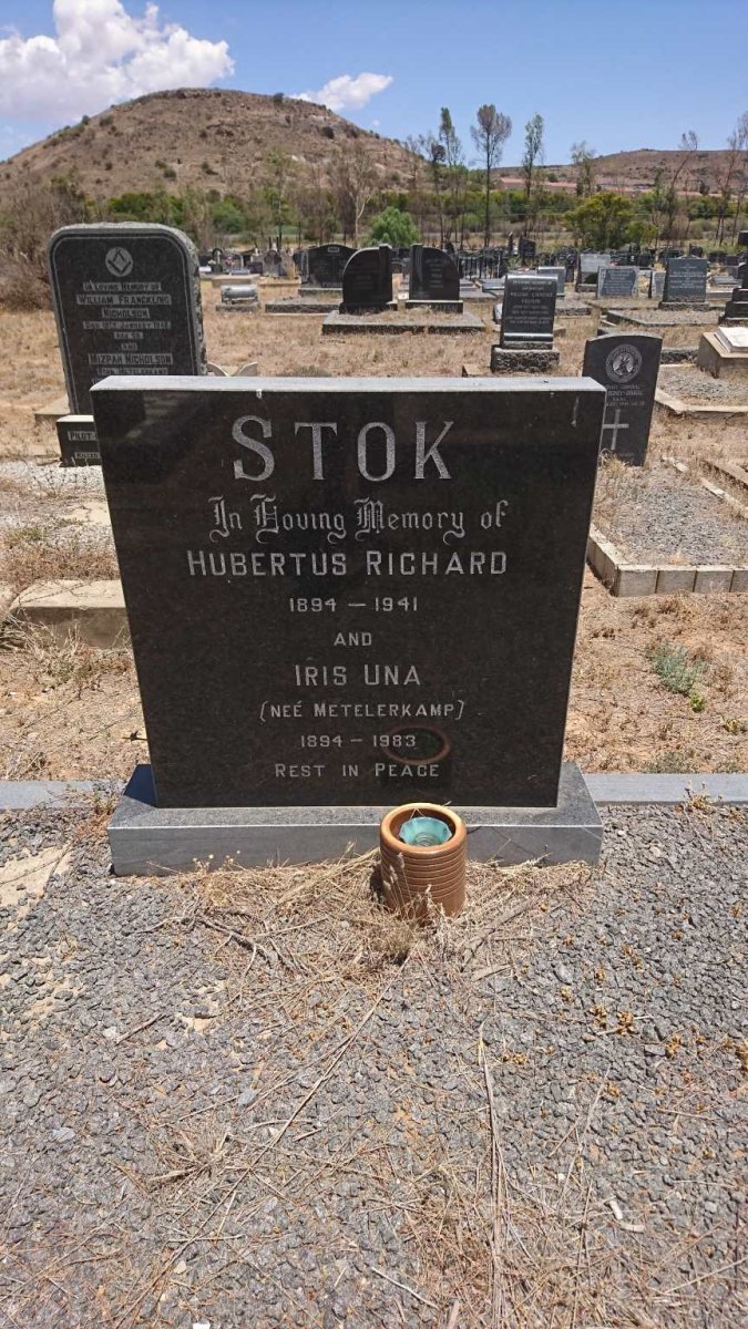 STOK Hubertus Richard 1894-1941 &amp; Iris Una METELERKAMP 1894-1983