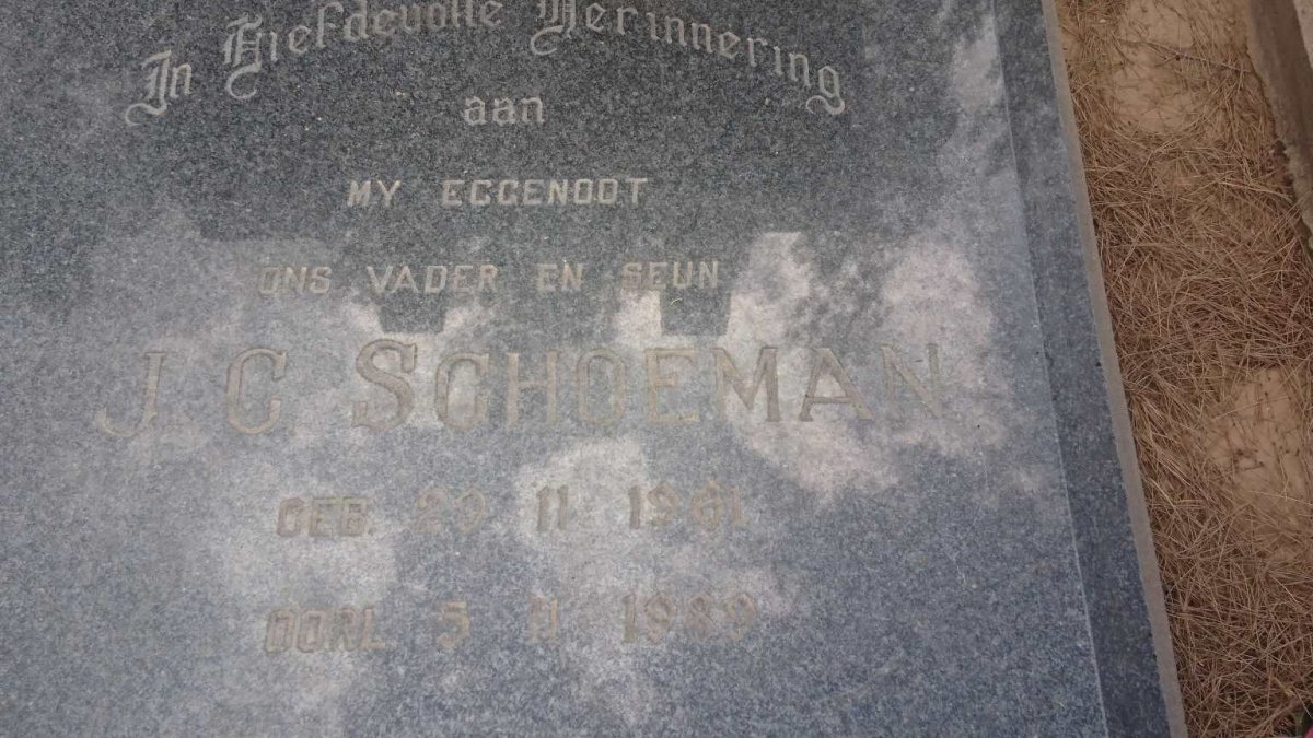 SCHOEMAN J.C. 1961-1989