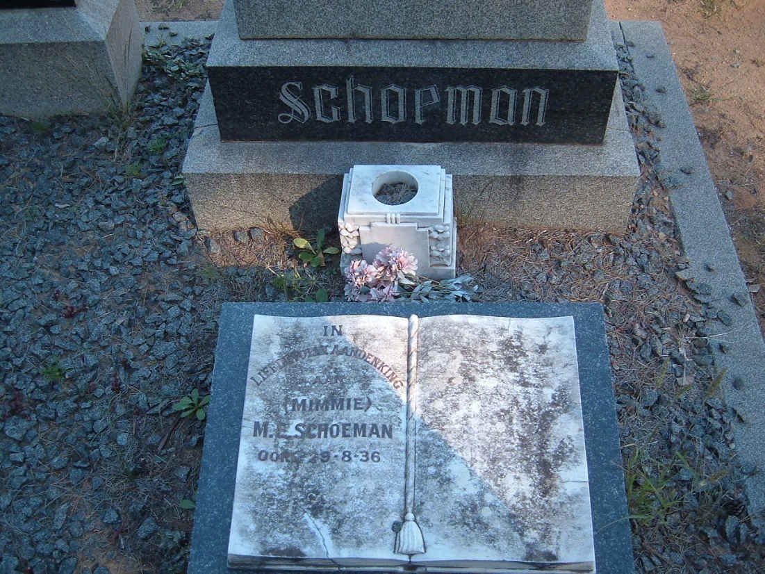 SCHOEMAN M.E. -1936