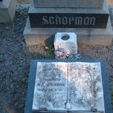 SCHOEMAN M.E. -1936