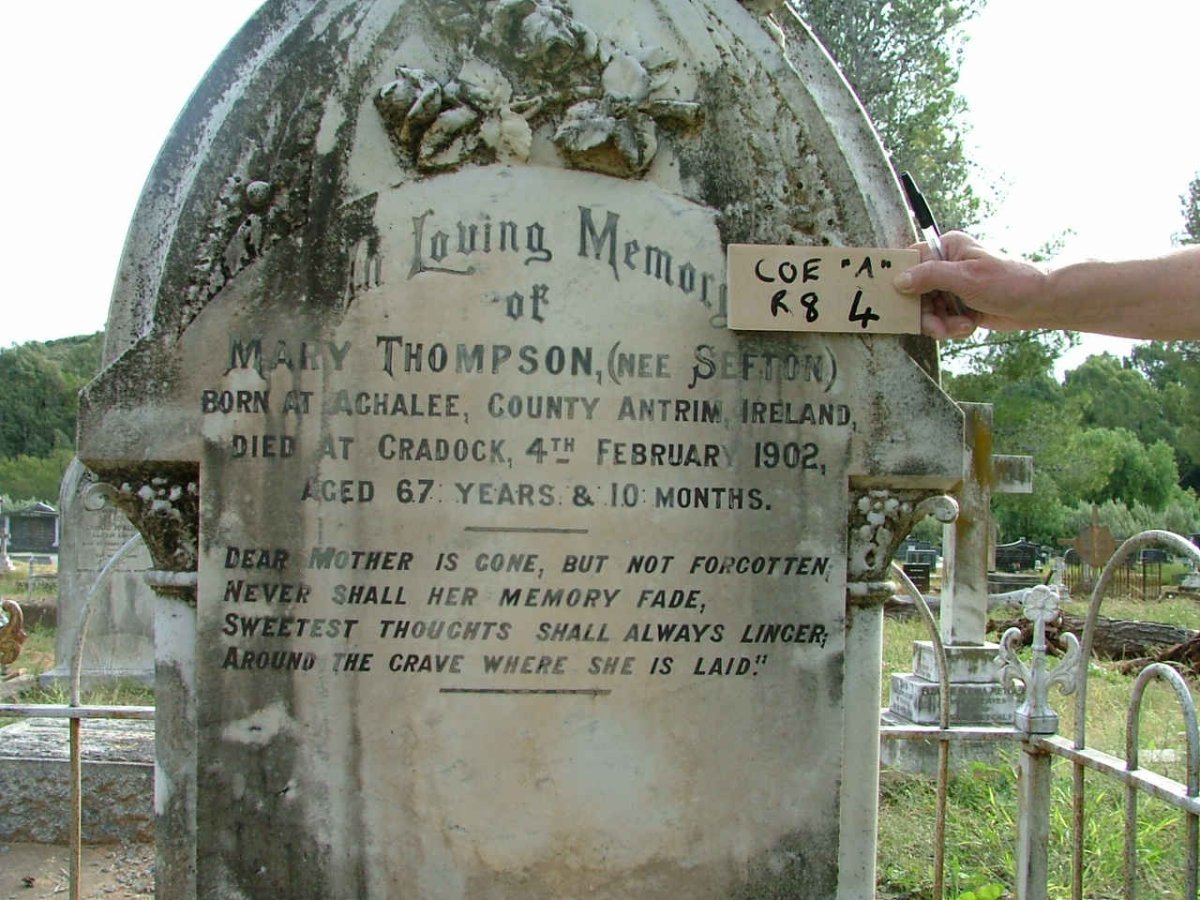 THOMPSON Mary nee SEFTON -1902